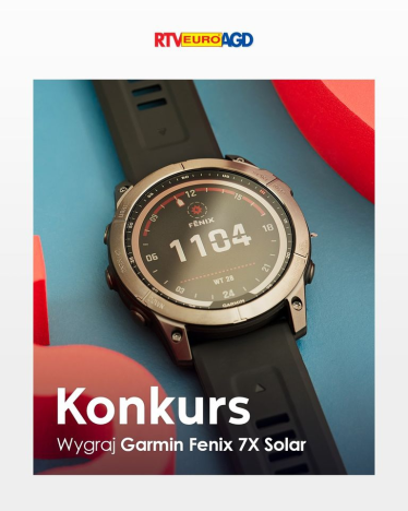 Wygraj smartwatch Garmin z serii Fenix 7X Solar