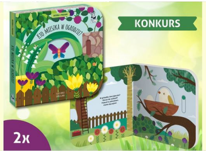 Wygraj książeczkę dla dzieci "Kto mieszka w ogrodzie?"