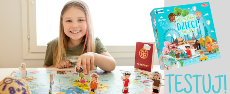 Konkurs "TESTOWANIE: wygraj mądrą grę rodzinną Wszystkie Dzieci Świata"