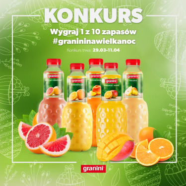 Konkurs "Soki granini Polska - wielkanocny stół"