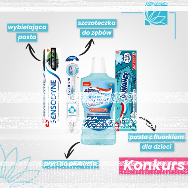Konkurs "Zadbaj o swój uśmiech i przetestuj produkty Sensodyne i Aquafresh"