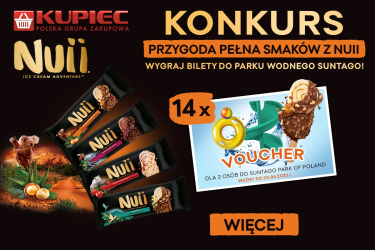 Wygraj podwójny voucher do Parku Wodnego Suntago