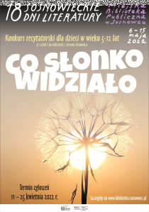Konkurs recytatorski "Co słonko widziało"