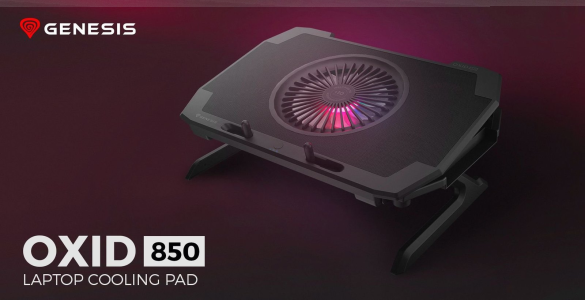 Genesis wygraj podkładkę chłodzącą do laptopa Genesis Oxid 850