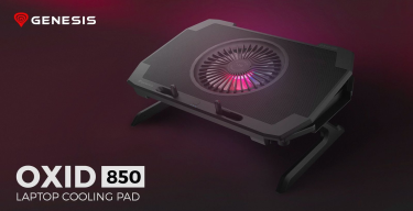 Genesis wygraj podkładkę chłodzącą do laptopa Genesis Oxid 850