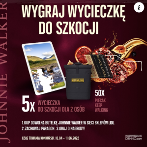 Wygraj wycieczkę do Szkocji! Lidl, 18+