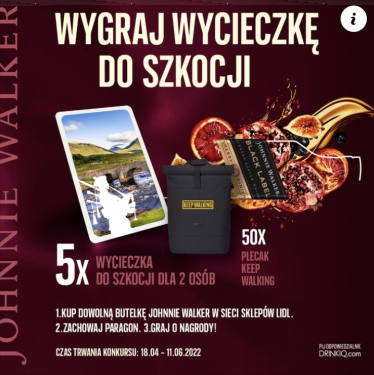 Wygraj wycieczkę do Szkocji! Lidl, 18+