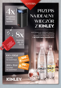 Loteria "Kinley" Intermarche, Stokroka, Spar, E.Leclerc, Polomarket