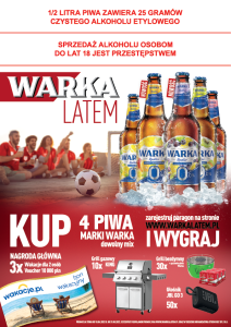 Loteria "Warka Latem" 18+