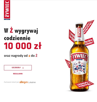 Loteria "W Ż wygrywaj codziennie" 18+