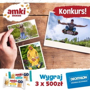 Konkurs "Aktywna Majówka z Amki Snacks"