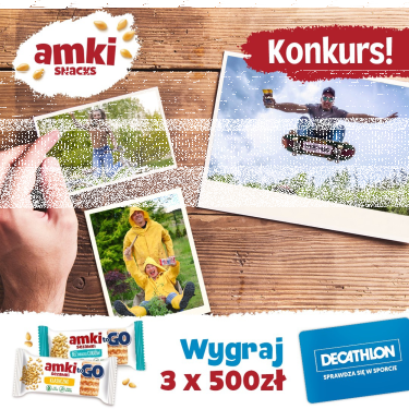 Konkurs "Aktywna Majówka z Amki Snacks"