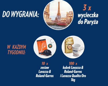 Loteria "Zaserwuj sobie Paryż z Lavazza"