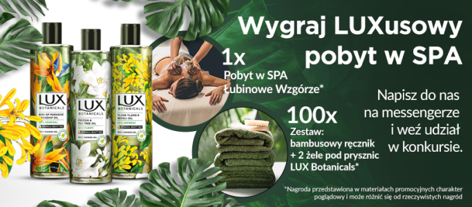 Konkurs "LUX Botanicals. Magia zapachów"