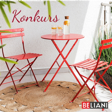 Wygraj zestaw mebli balkonowych