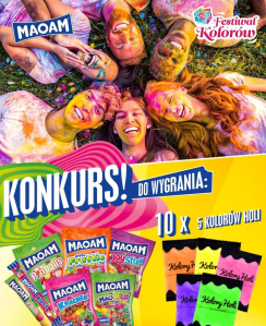 Konkurs "MAOAM x Festiwal Kolorów"