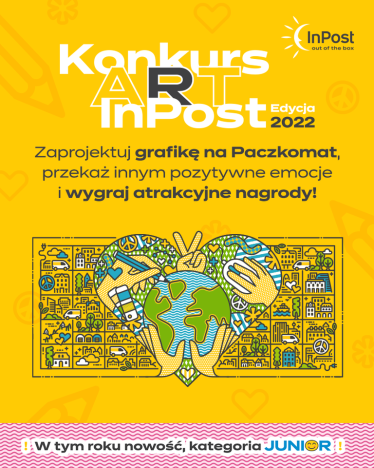 Konkurs "Zaprojektuj grafikę na paczkomat - świat pełen jedności i miłości"