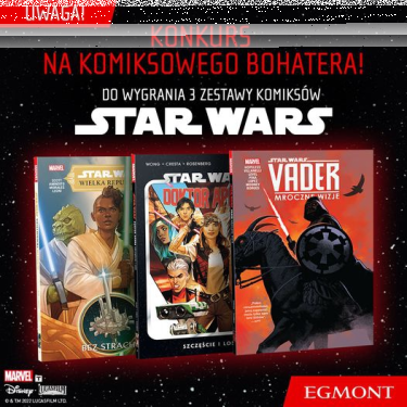 Wygraj jeden z 3 zestawów komiksów Star Wars