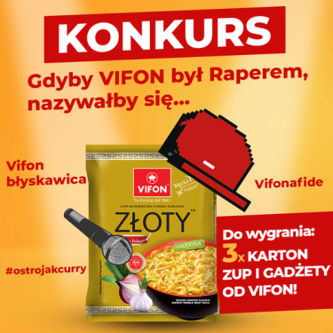 Konkurs "Gdyby VIFON był raperem, nazywałby się ..."