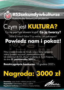 Konkurs "#53sekundywkulturze"