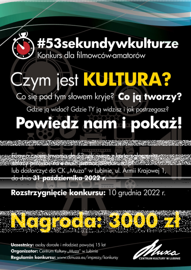 Konkurs "#53sekundywkulturze"