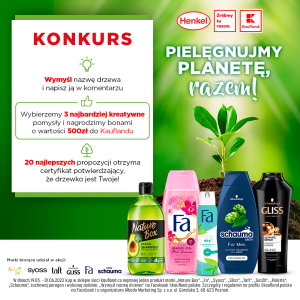 Konkurs "Pielęgnujemy planetę, razem!" Kaufland