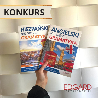 Wygraj książki Gramatyka nie gryzie do nauki angielskiego i hiszpańskiego