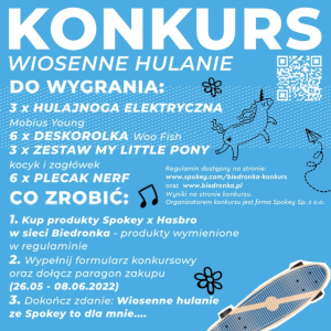 Konkurs "Wiosenne Hulanie ze Spokey" Biedronka