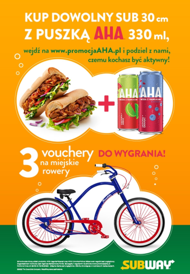 Konkurs "Aktywnie z AHA" Subway