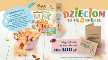 Konkurs "Dzieciom to się upiecze - Misie Tulisie" Carrefour