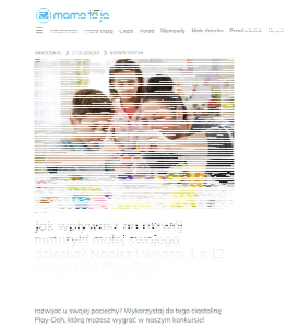 Konkurs "Jak wpływasz na rozwój motoryki małej swojego dziecka"