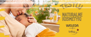 Konkurs "50 zestawów kosmetyków do pielęgnacji dzieci od WELEDY"