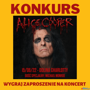 Wygraj zaproszenie na koncert Alice Cooper