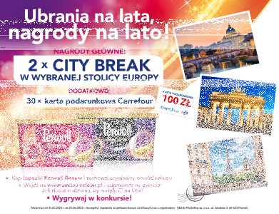 Konkurs "Ubrania na lata, nagrody na lato!" Carrefour