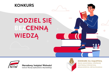 Konkurs na najlepszą pracę magisterską i rozprawę doktorską poświęconą społeczeństwu obywatelskiemu