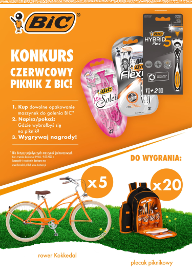 Konkurs "Czerwcowy piknik z BIC" Intermarche