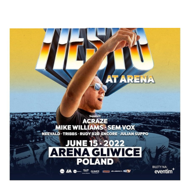 Gliwice: Konkurs "Tiesto - bilety na koncert" do godz. 12:00