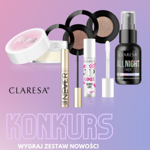 Konkurs "Claresa - Wygraj zestaw nowości"