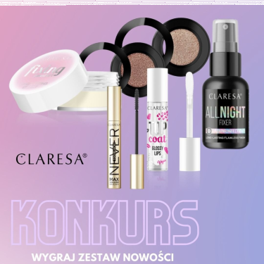 Konkurs "Claresa - Wygraj zestaw nowości"