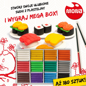 Konkurs "Stwórz swoje ulubione sushi z plasteliny"