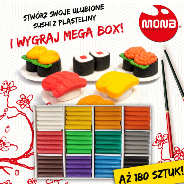 Konkurs "Stwórz swoje ulubione sushi z plasteliny"
