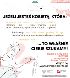 Konkurs "Ambasadorki Kultury Pomorza 2022"