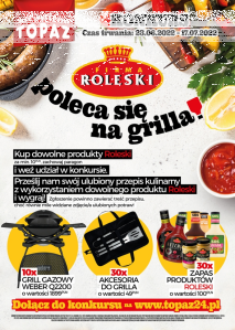Konkurs "Roleski poleca się na grilla" Topaz