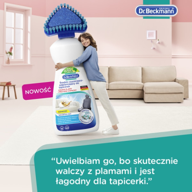 Konkurs "TESTOWANIE: PLAMY w domu? Wypróbuj profesjonalny sposób od marki Dr. Beckmann!"