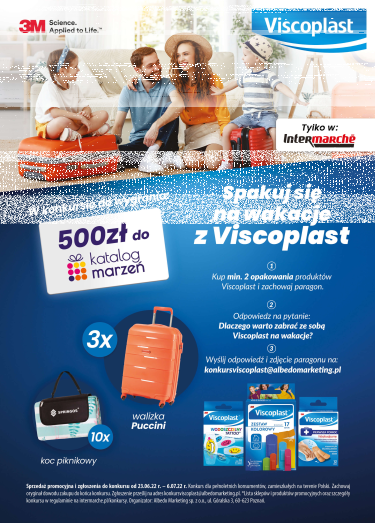 Konkurs "Spakuj się na wakacje z Viscoplast" Intermarche