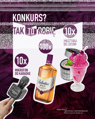 Konkurs "Słodki czy dziki? z Ballantine's" 18+