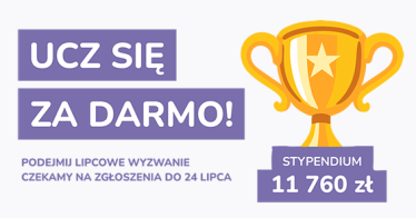 Konkurs "Ucz się za darmo! Podejmij lipcowe WSR wyzwanie"