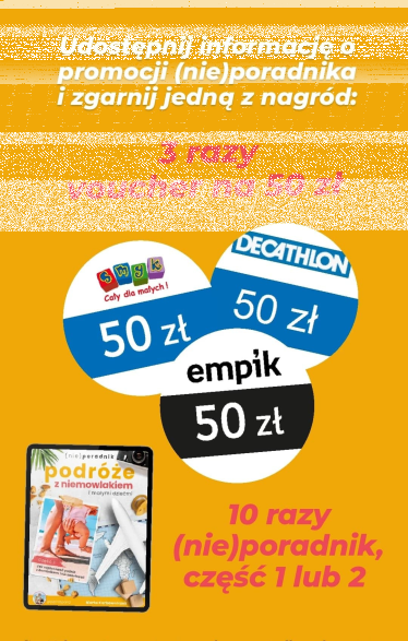 Wakacyjny konkurs - (nie)poradnik - podróże z niemowlakiem i małymi dziećmi