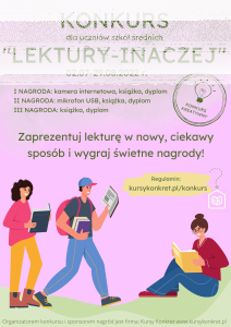 Konkurs "Lektury - inaczej"
