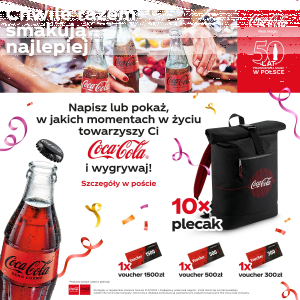 Konkurs "50 lat Coca-Coli w Polsce x Martes Sport"